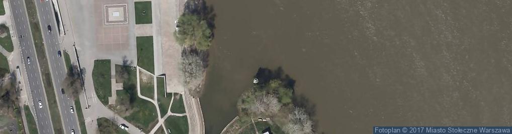 Zdjęcie satelitarne kanał portowy - rz. Wisła [L511