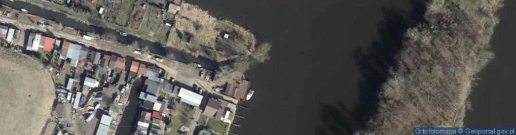 Zdjęcie satelitarne Ujście rz. Bukowa do rz. Odra