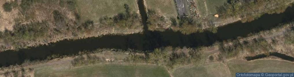 Zdjęcie satelitarne Ujście rz. Turówka do Kanału Augustowskiego