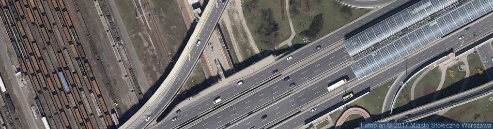 Zdjęcie satelitarne winda - kładka