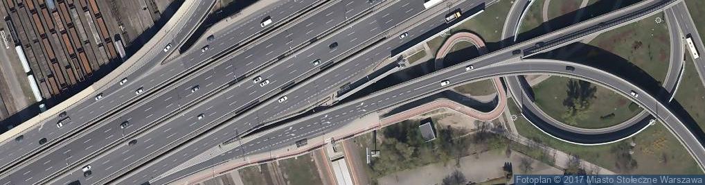 Zdjęcie satelitarne winda - kładka