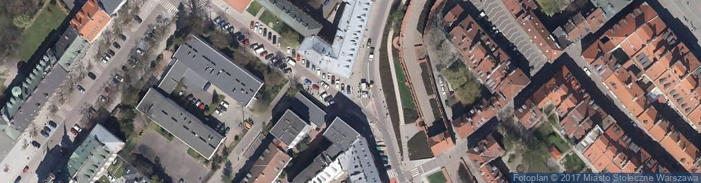 Zdjęcie satelitarne Historyczne centrum Warszawy (Stare Miasto)
