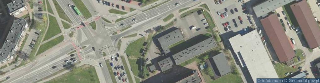 Zdjęcie satelitarne Wydział Biologiczno-Chemiczny