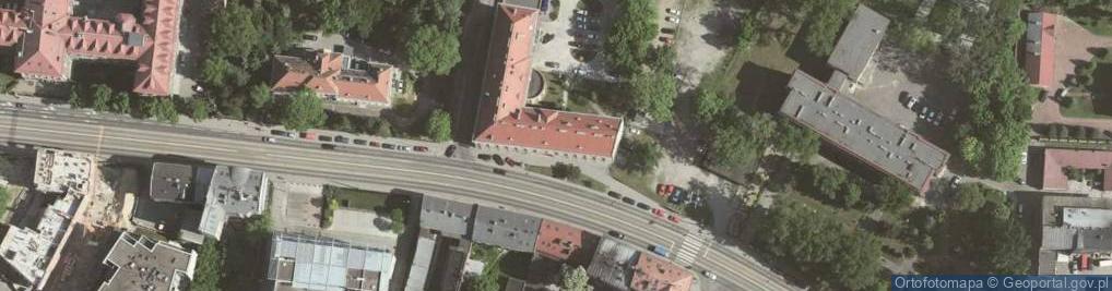 Zdjęcie satelitarne Medyczne Centrum Kształcenia Podyplomowego Uniwersytetu Jagiell