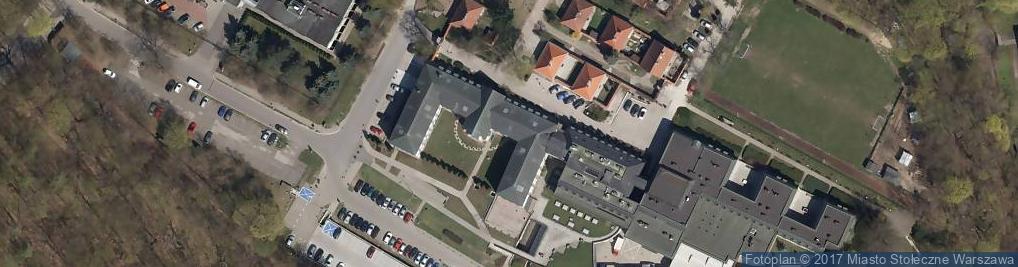 Zdjęcie satelitarne Uniwersytet Kardynała Stefana Wyszyńskiego w Warszawie