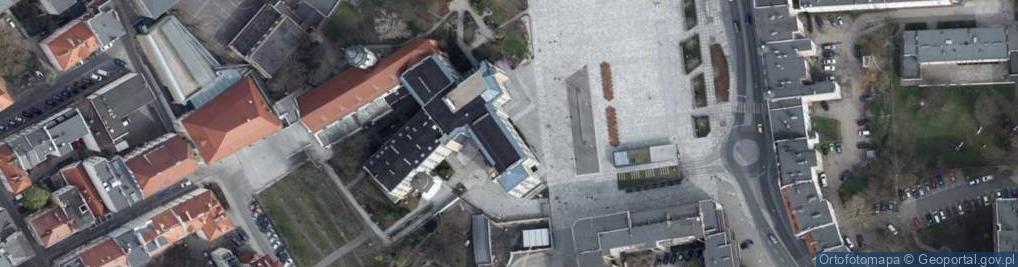 Zdjęcie satelitarne Uniwersytet Opolski