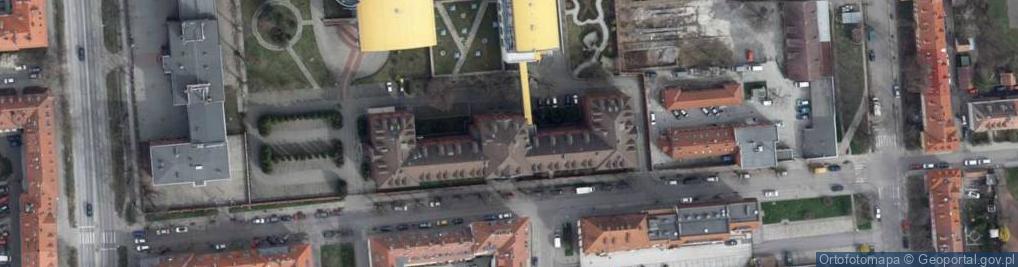 Zdjęcie satelitarne Wydział Teologiczny Uniwersytetu Opolskiego