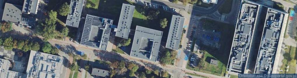 Zdjęcie satelitarne Wydział Nauk Ścisłych i Technicznych, Uniwersytet Śląski