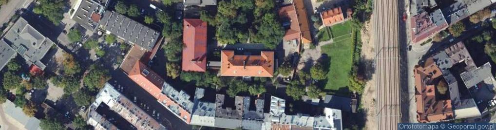 Zdjęcie satelitarne Collegium Medicum UJ Katedra Biochemii