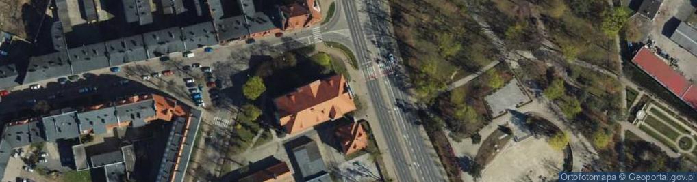 Zdjęcie satelitarne Grudziądzka