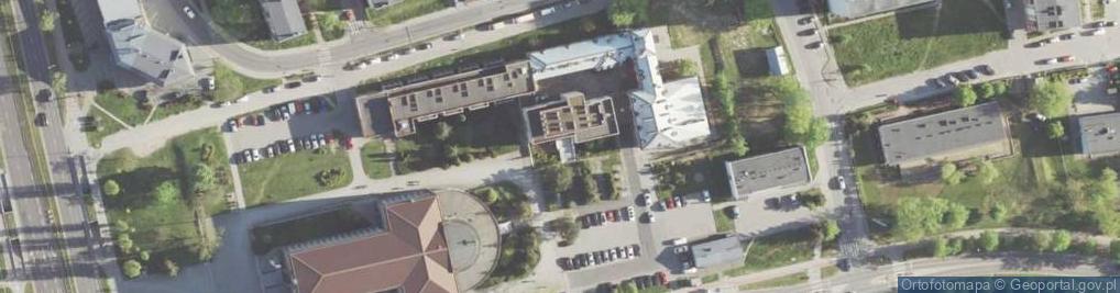 Zdjęcie satelitarne Katolicki Uniwersytet Lubelski Jana Pawła II