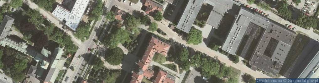 Zdjęcie satelitarne Uniwersytet Ekonomiczny