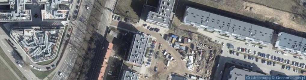 Zdjęcie satelitarne Uniwersytet Szczeciński Wydział Filologiczny
