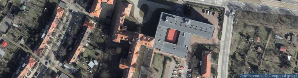Zdjęcie satelitarne Uniwersytet Szczeciński Wydział Nauk Ekonomicznych i Zarządzani