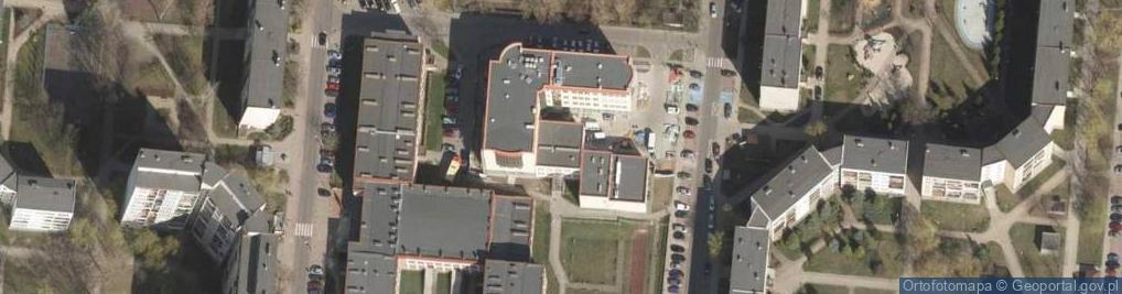 Zdjęcie satelitarne Uniwersytet, Szkoła Wyższa, Dolnośląska Wyższa Szkoła Przedsięb