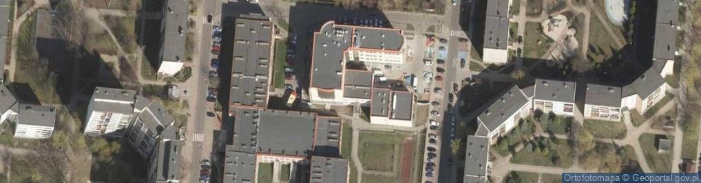 Zdjęcie satelitarne Uniwersytet, Szkoła Wyższa, Wydział Informatyki Dolnośląskiej W