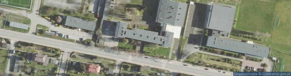 Zdjęcie satelitarne Wyższa Szkoła Finansów i Informatyki im. J. Chechlińskiego w Ło