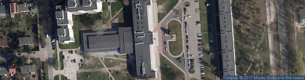 Zdjęcie satelitarne Wyższa Szkoła Warszawska