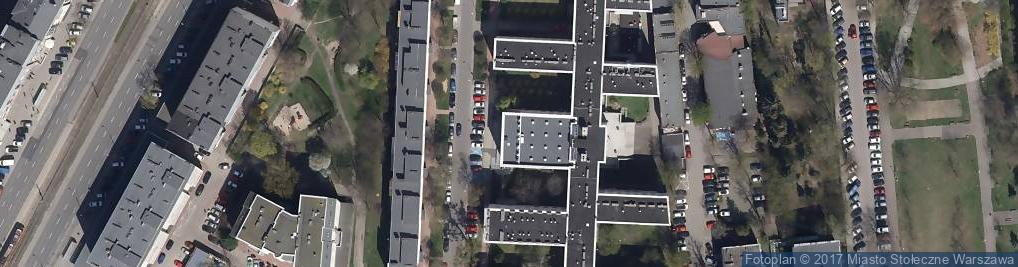 Zdjęcie satelitarne Uniwersytet Warszawski, Wydział Chemii