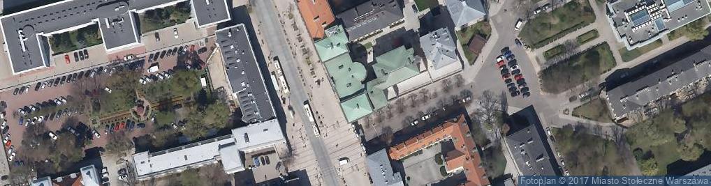 Zdjęcie satelitarne Uniwersytet Warszawski, Wydział Geografii i Studiów Regionalnyc