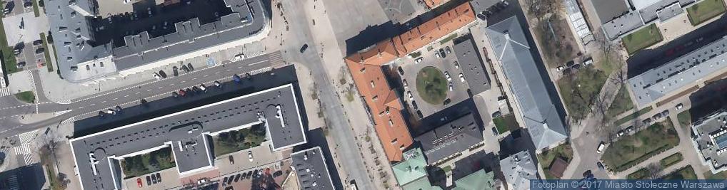 Zdjęcie satelitarne Uniwersytet Warszawski Wydział Geografii