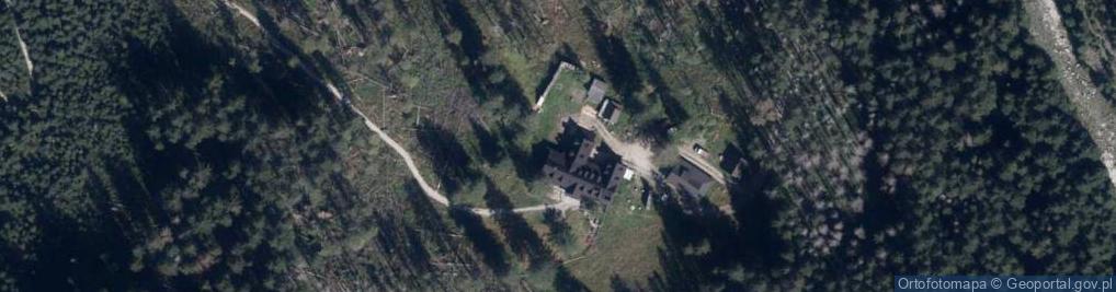 Zdjęcie satelitarne Uroczysko Roztoka