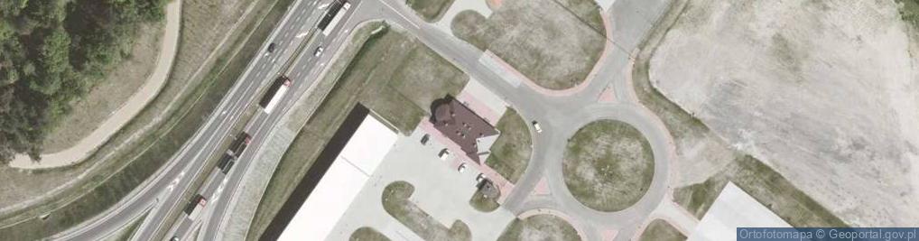 Zdjęcie satelitarne Obwód Utrzymania Autostrady Maciejów