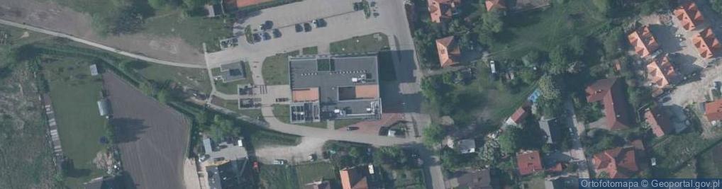 Zdjęcie satelitarne Urząd Gminy Długołęka