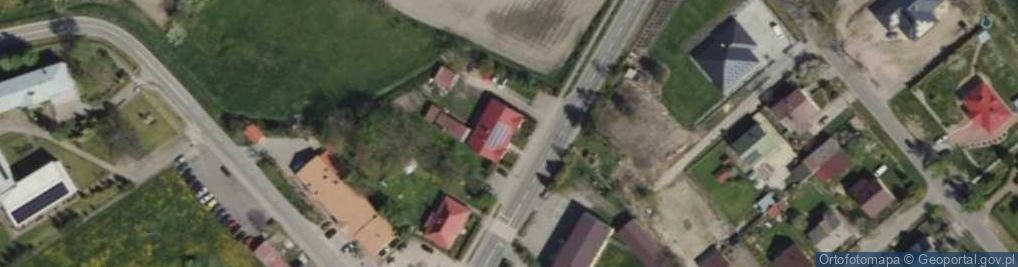 Zdjęcie satelitarne Urząd Gminy Łanięta