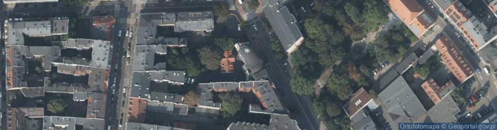 Zdjęcie satelitarne Instytut Zachodni im Zygmunta Wojciechowskiego