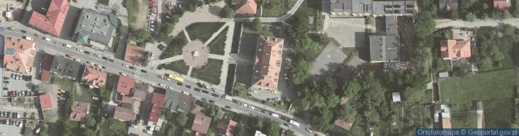 Zdjęcie satelitarne IPN - Oddziałowe Biuro Udostępniania i Archiwizacji Dokumentów