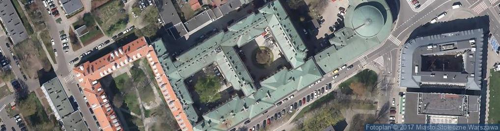 Zdjęcie satelitarne Okręgowy Urząd Probierczy w Warszawie