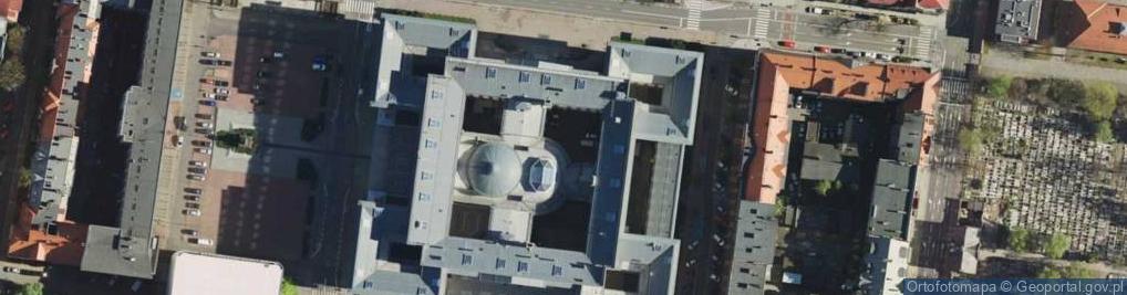Zdjęcie satelitarne Centrum Zarządzania Kryzysowego Wojewody Śląskiego