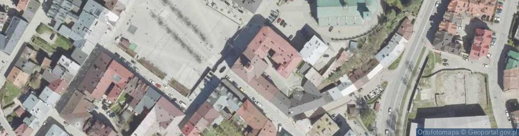 Zdjęcie satelitarne Urząd Miejski Gorlice