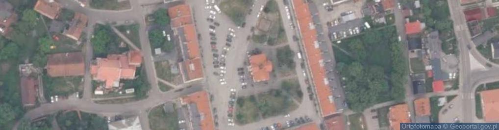 Zdjęcie satelitarne Urząd Miejski Lewin Brzeski