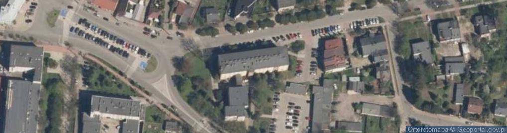 Zdjęcie satelitarne Urząd Miejski w Łasku