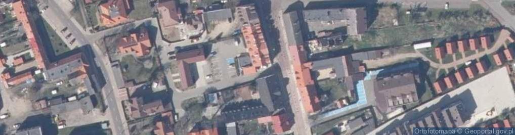 Zdjęcie satelitarne Urząd Miejski w Łebie
