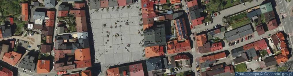 Zdjęcie satelitarne Urząd Miejski Żywiec