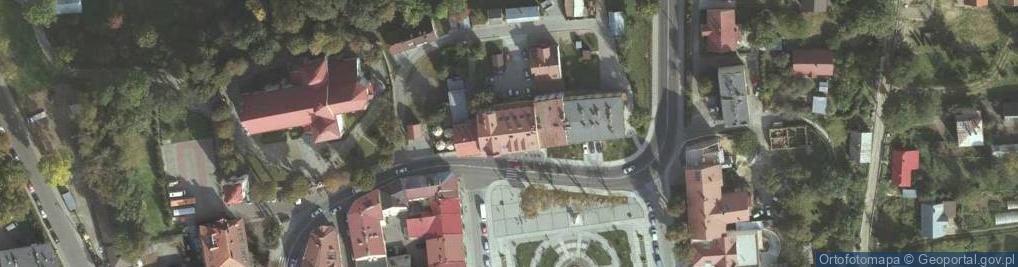 Zdjęcie satelitarne Urząd Miasta Dynów