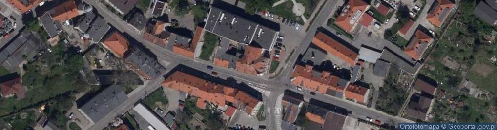 Zdjęcie satelitarne Powiatowy Urząd Pracy w Jaworze