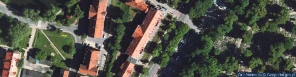 Zdjęcie satelitarne Powiatowy Urząd Pracy w Kętrzynie