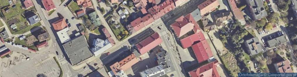Zdjęcie satelitarne Powiatowy Urząd Pracy w Łańcucie
