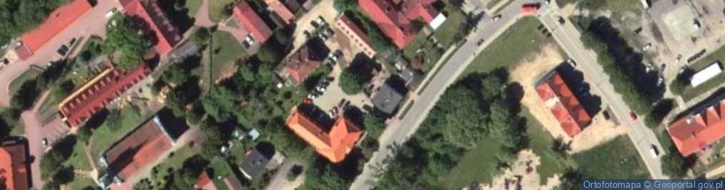 Zdjęcie satelitarne Powiatowy Urząd Pracy w Mrągowie Filia w Mikołajkach