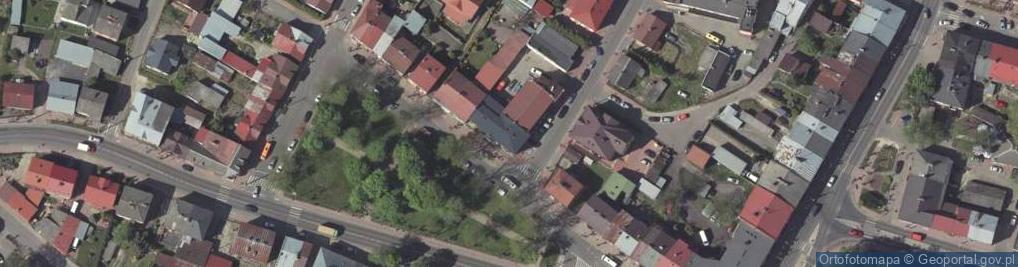 Zdjęcie satelitarne Powiatowy Urząd Pracy w Opolu Lubelskim
