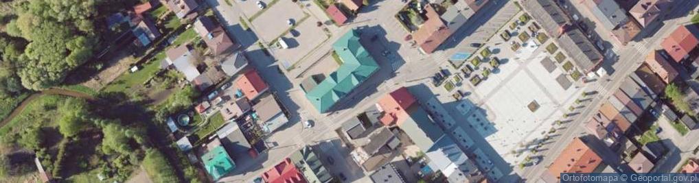 Zdjęcie satelitarne Powiatowy Urząd Pracy w Parczewie