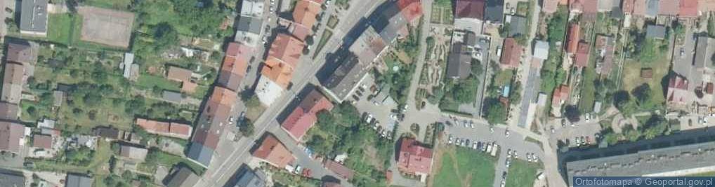 Zdjęcie satelitarne Powiatowy Urząd Pracy w Proszowicach