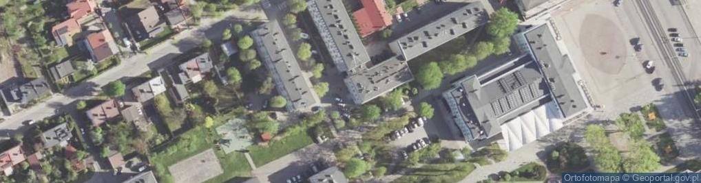 Zdjęcie satelitarne Powiatowy Urząd Pracy w Stalowej Woli