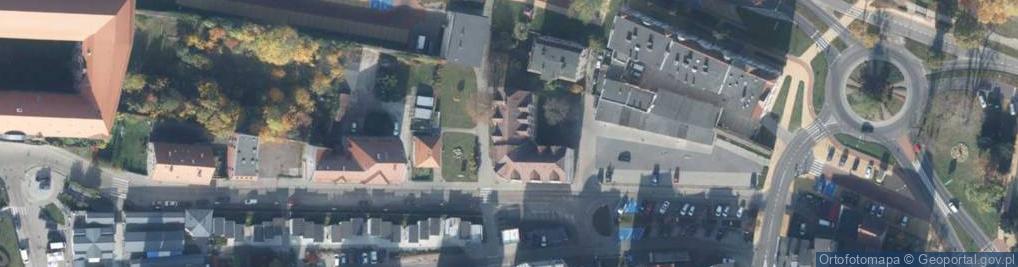 Zdjęcie satelitarne Powiatowy Urząd Pracy w Żarach