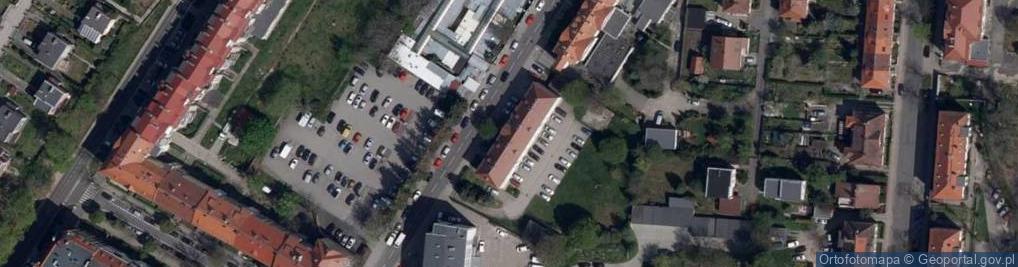 Zdjęcie satelitarne Powiatowy Urząd Pracy w Zgorzelcu