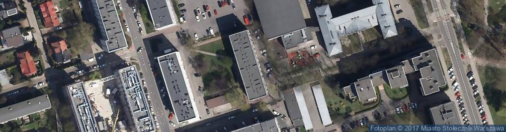 Zdjęcie satelitarne Urząd Pracy m.st. Warszawy przy ul. Ciołka